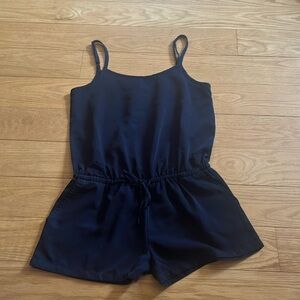 Navy blue romper
